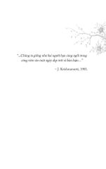 J. Krishnamurti Nói Về Tình Yêu - J. Krishnamurti