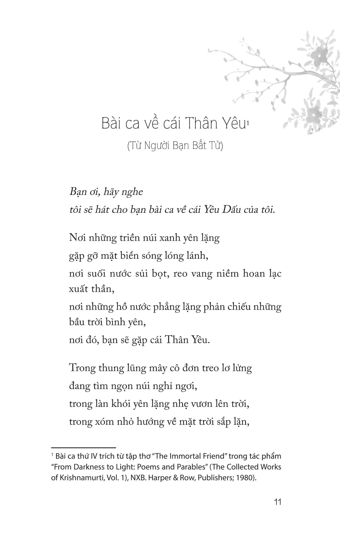 J. Krishnamurti Nói Về Tình Yêu - J. Krishnamurti