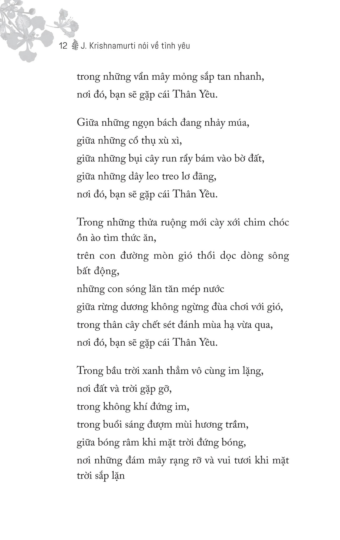 J. Krishnamurti Nói Về Tình Yêu - J. Krishnamurti
