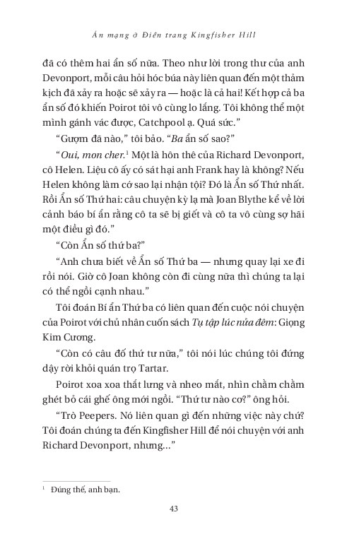 Án Mạng Ở Điền Trang Kingfisher Hill - Agatha Christie