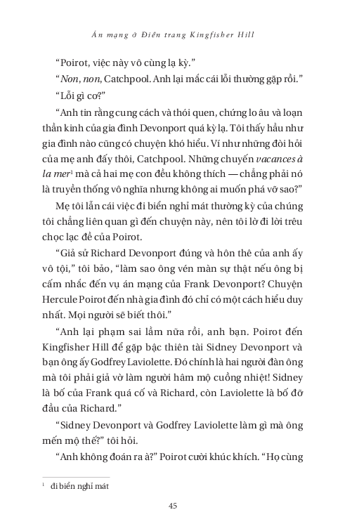 Án Mạng Ở Điền Trang Kingfisher Hill - Agatha Christie