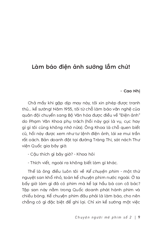 Chuyện Người Mê Phim Số 2 - Cao Nhị