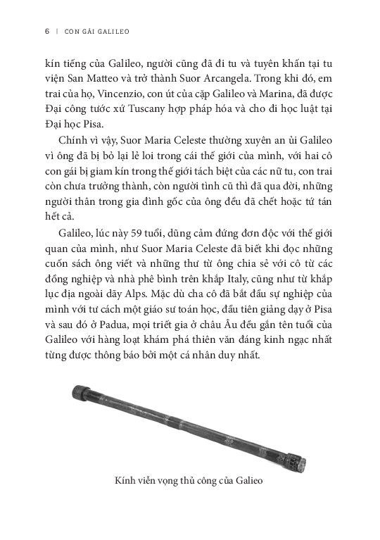 Con Gái Galileo - Một Bi Kịch Về Khoa Học, Đức Tin Và Tình Yêu - Dava Sobel