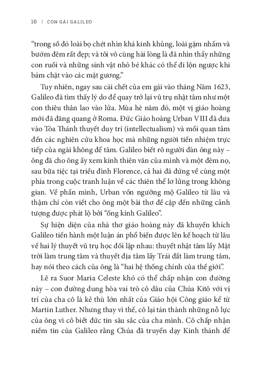 Con Gái Galileo - Một Bi Kịch Về Khoa Học, Đức Tin Và Tình Yêu - Dava Sobel