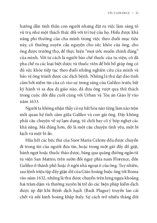 Con Gái Galileo - Một Bi Kịch Về Khoa Học, Đức Tin Và Tình Yêu - Dava Sobel
