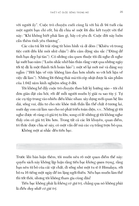 Cuộc Sống Viên Mãn Không Chỉ Cần Nhiều Tiền - 
Sahil Bloom
