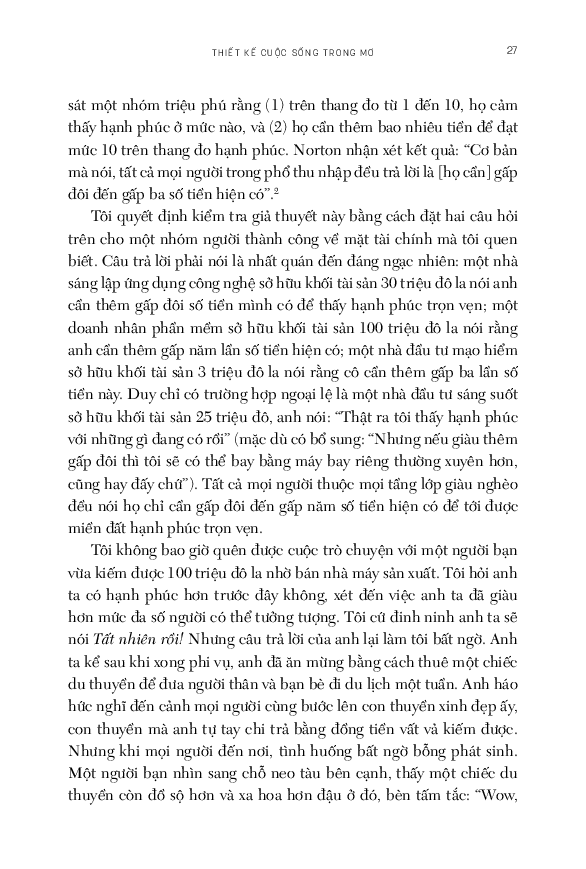 Cuộc Sống Viên Mãn Không Chỉ Cần Nhiều Tiền - 
Sahil Bloom