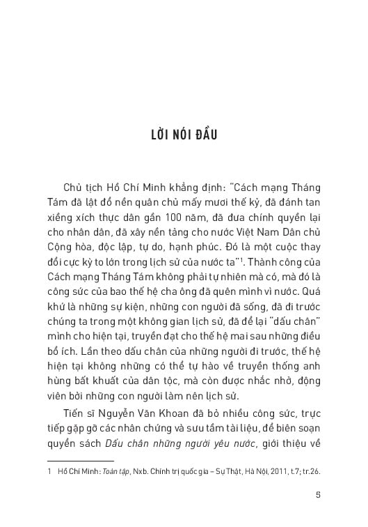 Dấu Chân Những Người Yêu Nước - 
Nguyễn Văn Khoan