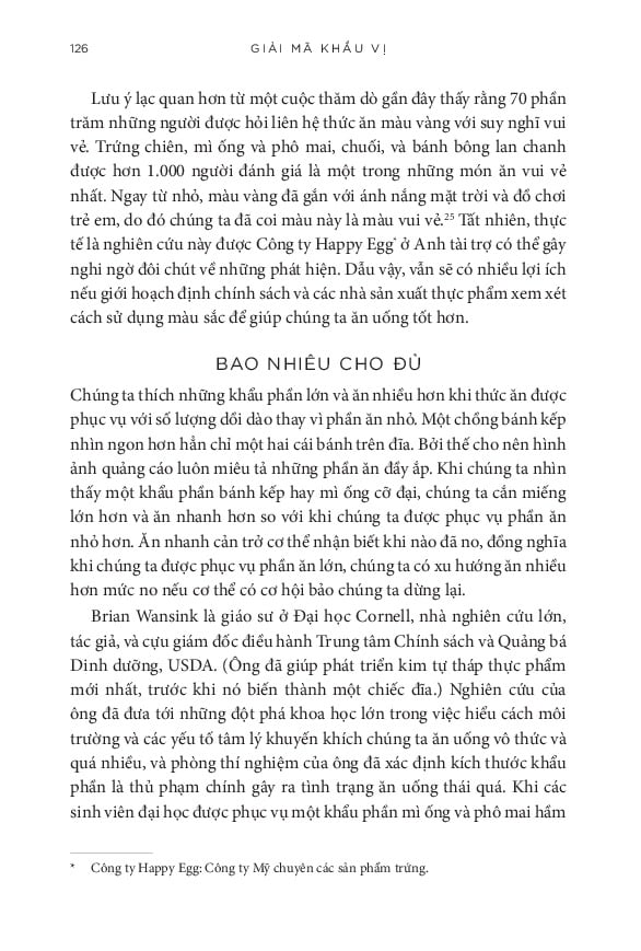 Giải Mã Khẩu Vị - Ăn Uống Ngon Lành - Vóc Dáng Khỏe Mạnh - 
Rachel Herz