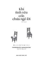 Khi Tình Yêu Còn Chưa Ngỏ Lời - Toshikazu Kawaguchi
