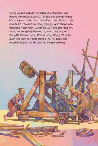  Lịch Sử Việt Nam Bằng Tranh Màu - Chiến Thắng Quân Mông Lần 1 (Bìa Cứng) - Trần Bạch Đằng 