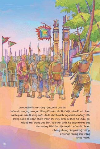  Lịch Sử Việt Nam Bằng Tranh Màu - Chiến Thắng Quân Mông Lần 1 (Bìa Cứng) - Trần Bạch Đằng 