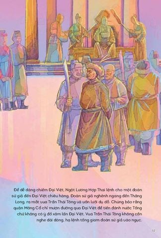  Lịch Sử Việt Nam Bằng Tranh Màu - Chiến Thắng Quân Mông Lần 1 (Bìa Cứng) - Trần Bạch Đằng 