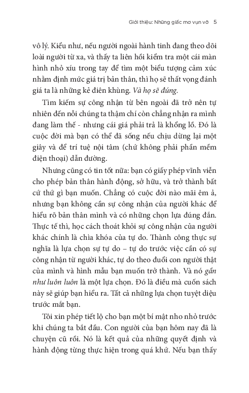 Ngưng Tìm Lượt Thích - Buông Bỏ Nhu Cầu Được Công Nhận Để Sống Cuộc Đời Tự Do Và Tuyệt Đối - Susie Moore