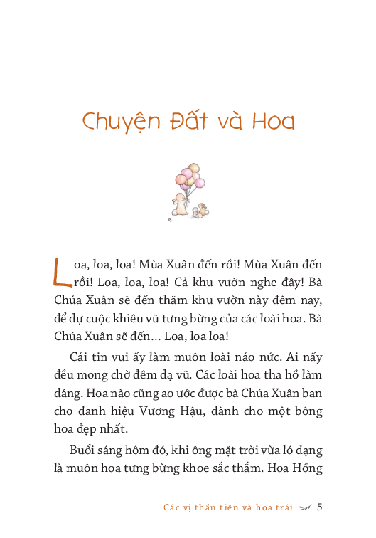 Những Câu Chuyện Thần Tiên Bốn Mùa: Các Vị Thần Tiên Và Hoa Trái - Nguyễn Thị Bích Nga