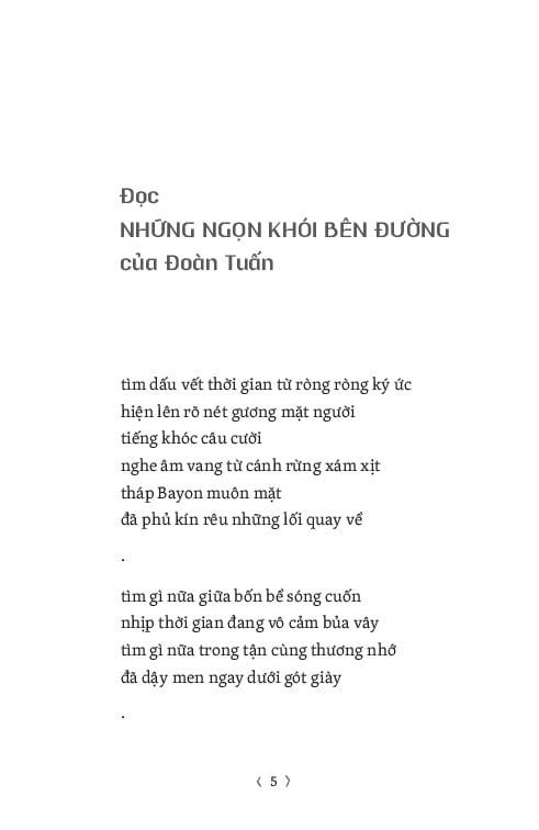 Những Ngọn Khói Bên Đường - Đoàn Tuấn