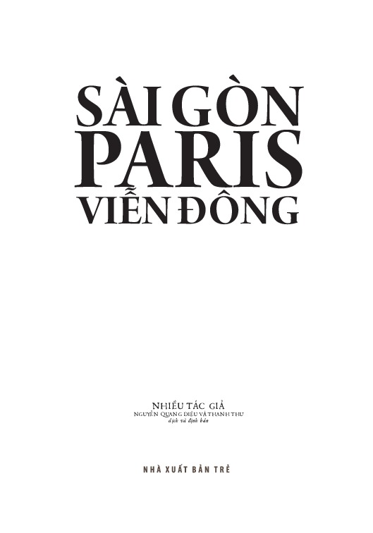 Sài Gòn - Paris Viễn Đông - 
Nhiều Tác Giả