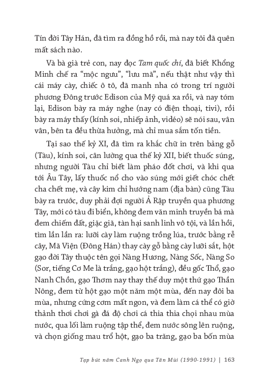 Tạp Bút Năm Canh Ngọ Qua Tân Mùi (1990-1991) - Vương Hồng Sển