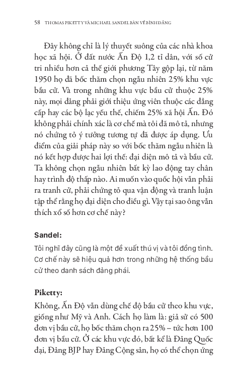 Thomas Piketty Và Michael Sandel Bàn Về Bình Đẳng - Michael Sandel, Thomas Piketty