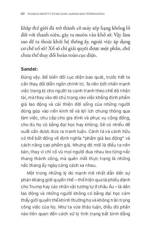 Thomas Piketty Và Michael Sandel Bàn Về Bình Đẳng - Michael Sandel, Thomas Piketty