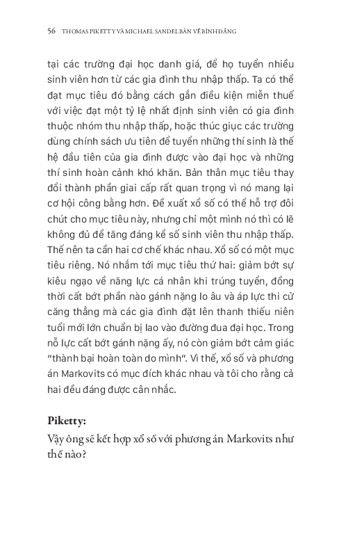 Thomas Piketty Và Michael Sandel Bàn Về Bình Đẳng - Michael Sandel, Thomas Piketty