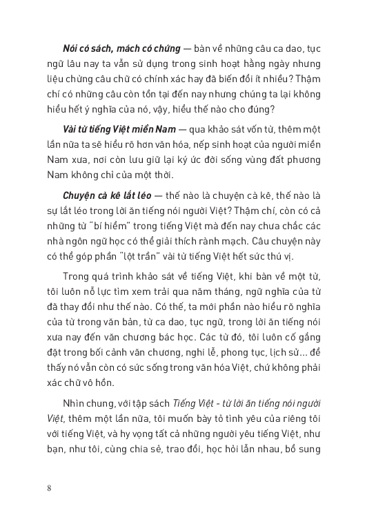 Tiếng Việt - Từ Lời Ăn Tiếng Nói Người Việt - Lê Minh Quốc