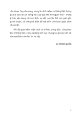 Tiếng Việt - Từ Lời Ăn Tiếng Nói Người Việt - Lê Minh Quốc