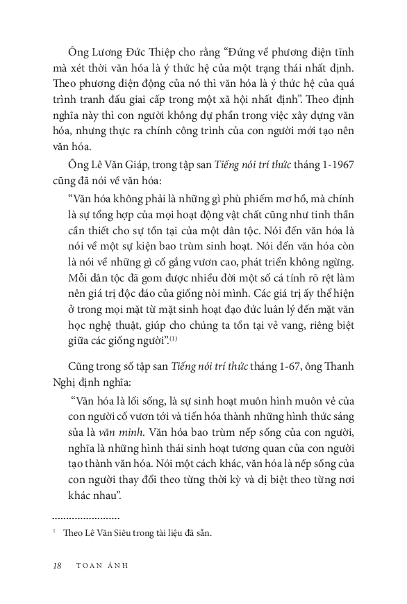 Văn Hóa Việt Nam - Những Nét Đại Cương - Toan Ánh