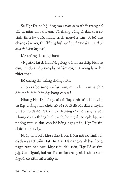 Văn Học Thiếu Nhi - Trên Những Đám Mây - Hâu Nâu