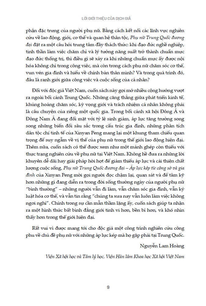 Phụ Nữ Trung Quốc Đương Đại - Xinyan Peng