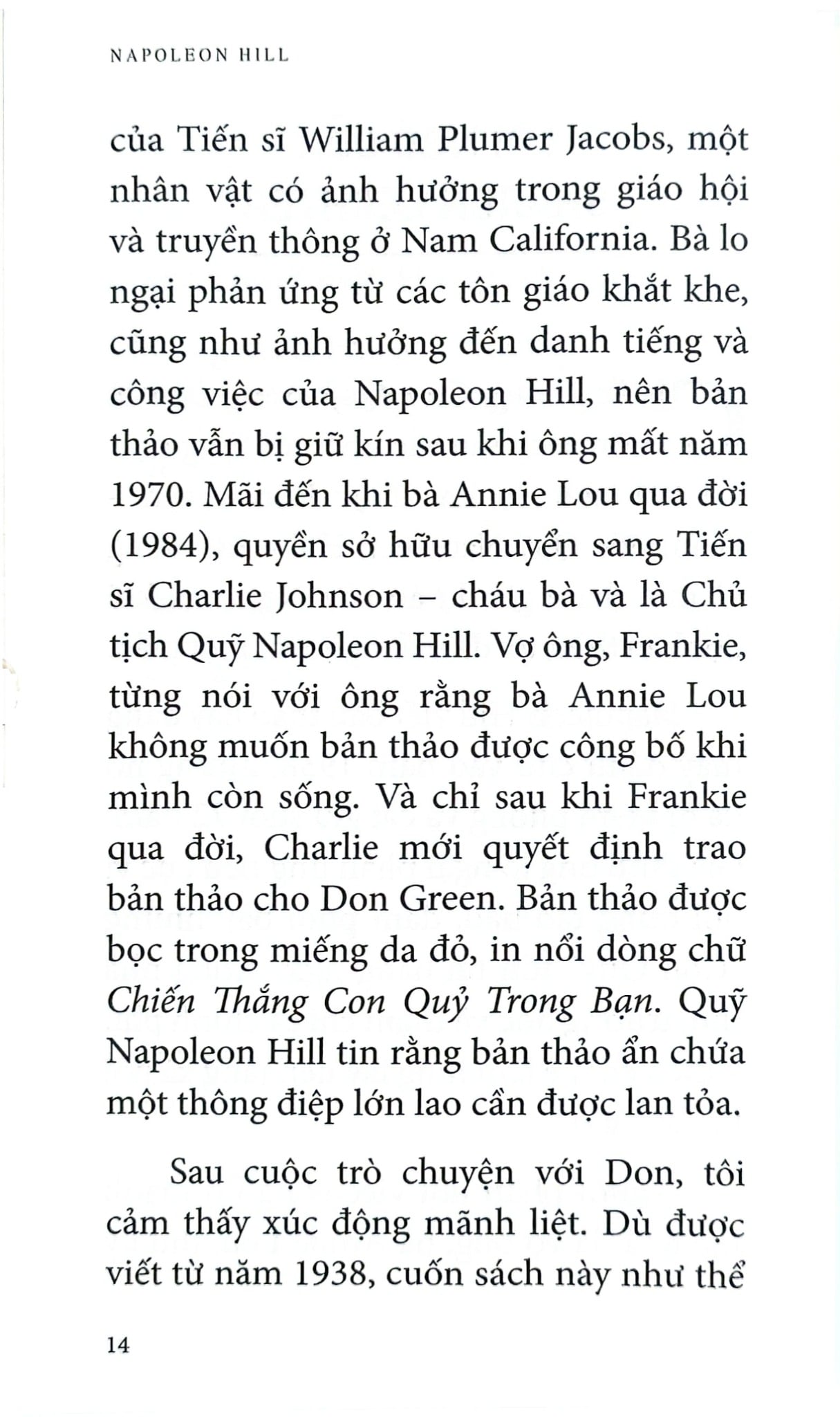 Chiến Thắng Con Quỷ Trong Bạn (Sách Bỏ Túi) - Napoleon Hill