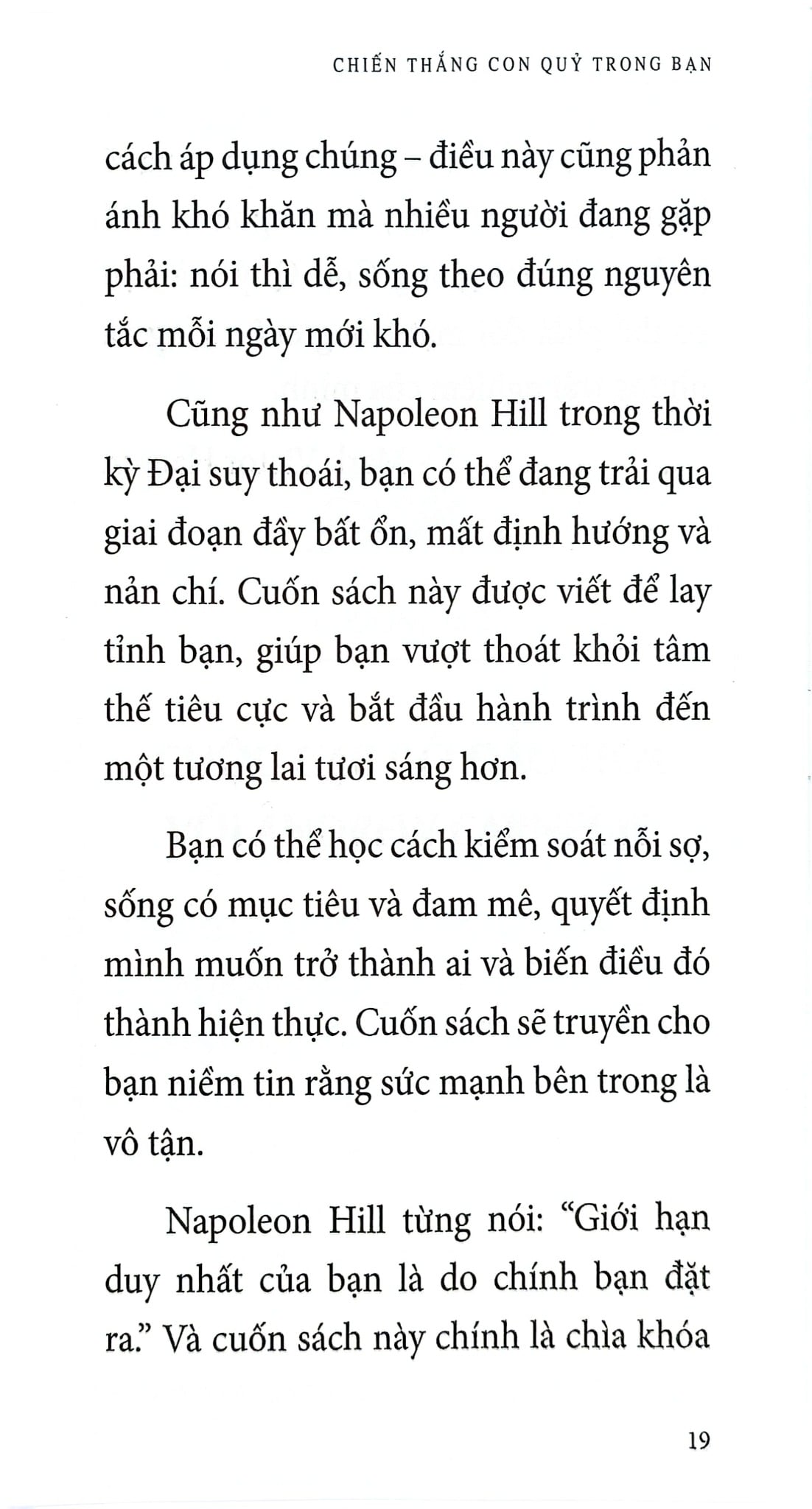 Chiến Thắng Con Quỷ Trong Bạn (Sách Bỏ Túi) - Napoleon Hill