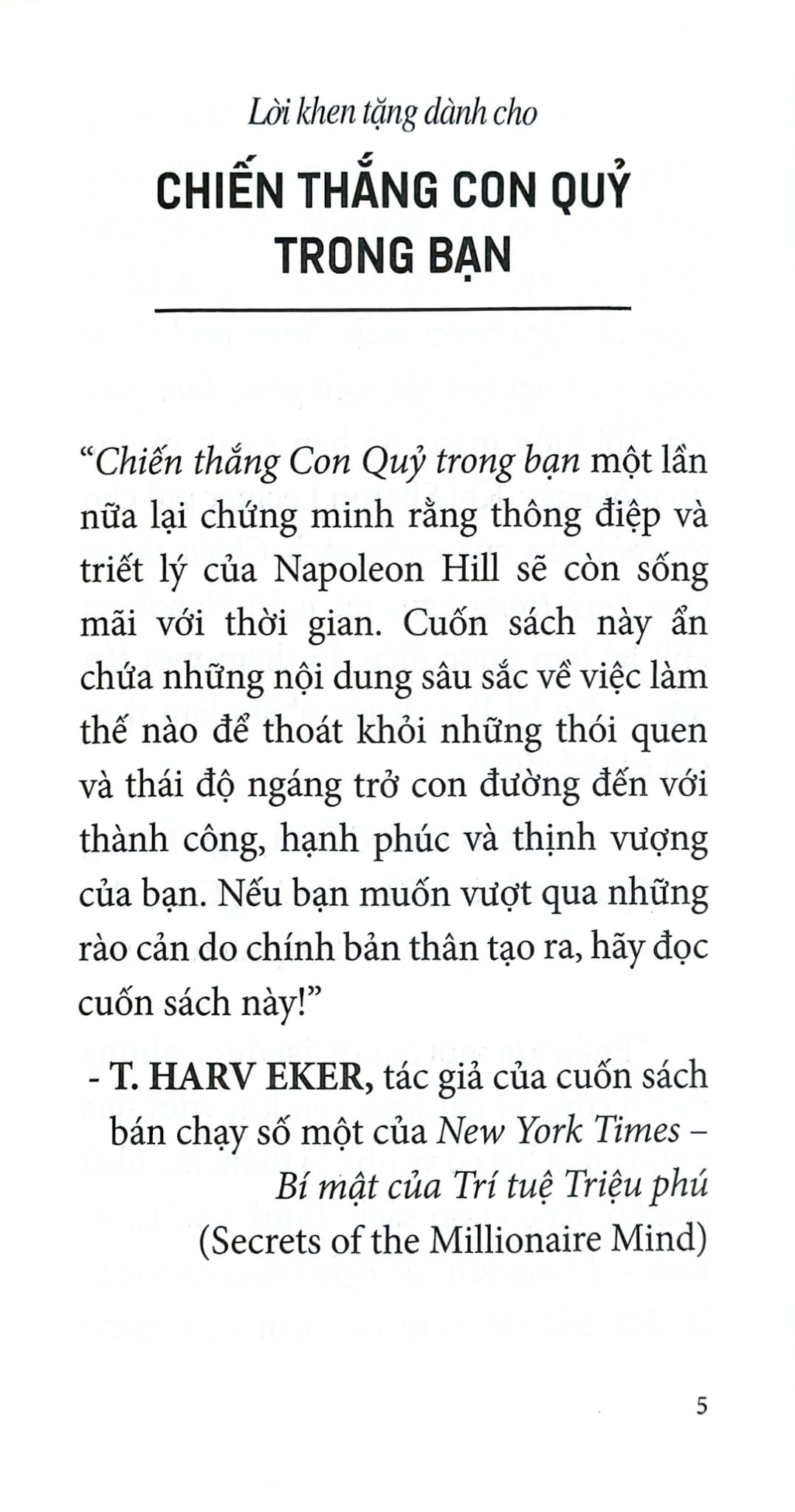 Chiến Thắng Con Quỷ Trong Bạn (Sách Bỏ Túi) - Napoleon Hill