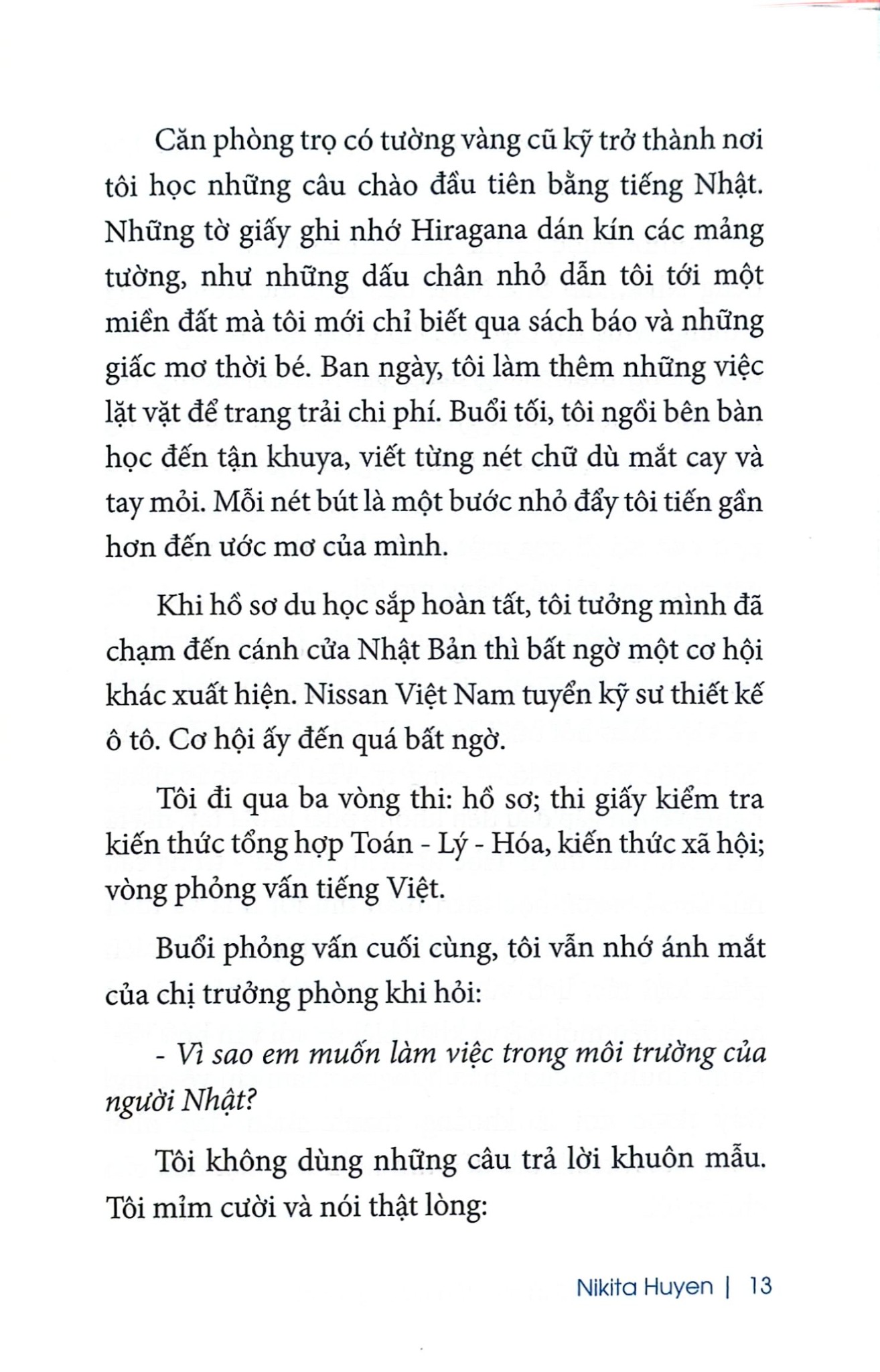 Mỗi Chuyến Đi Là Một Lần Trưởng Thành - Nikita Huyền