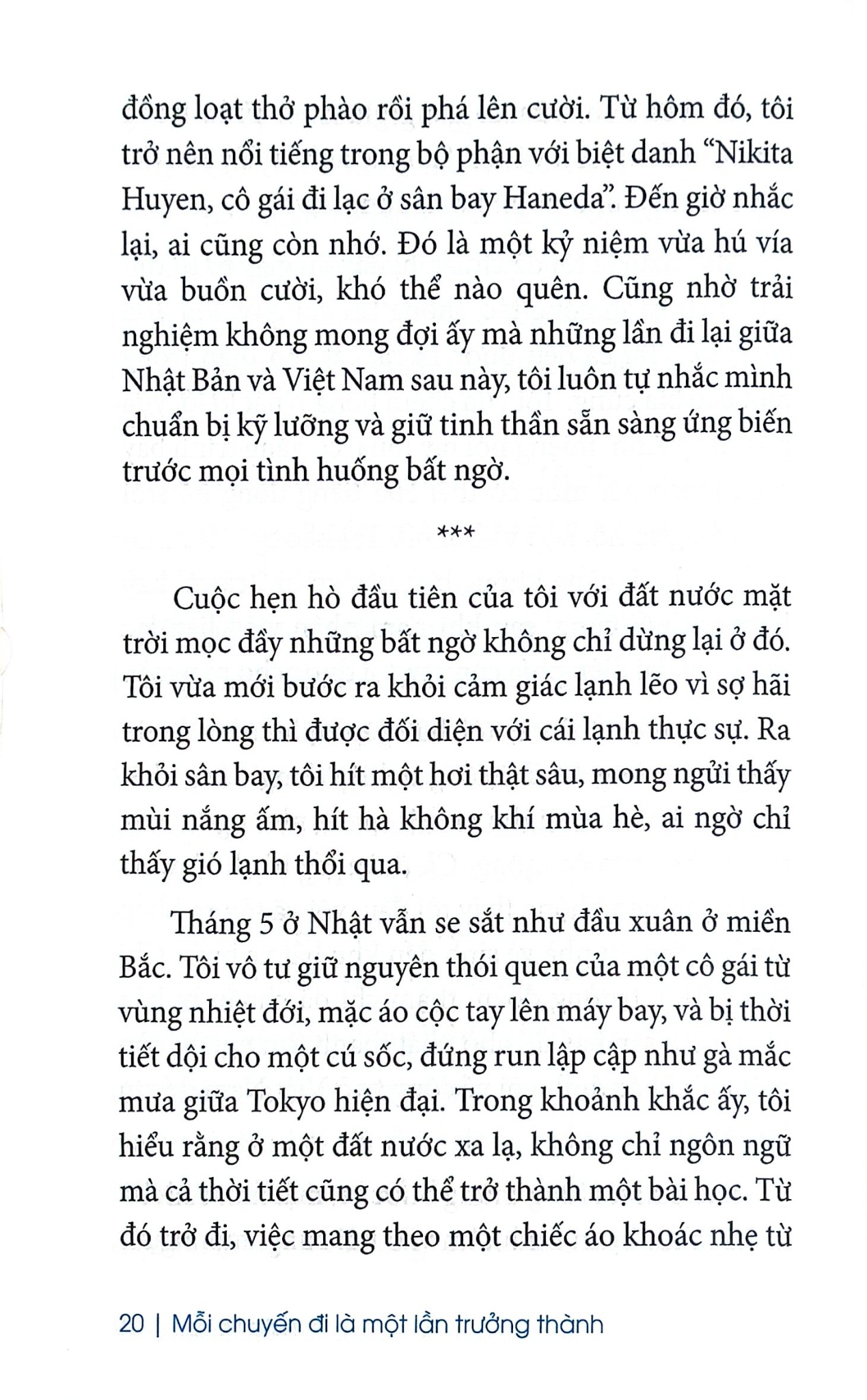 Mỗi Chuyến Đi Là Một Lần Trưởng Thành - Nikita Huyền
