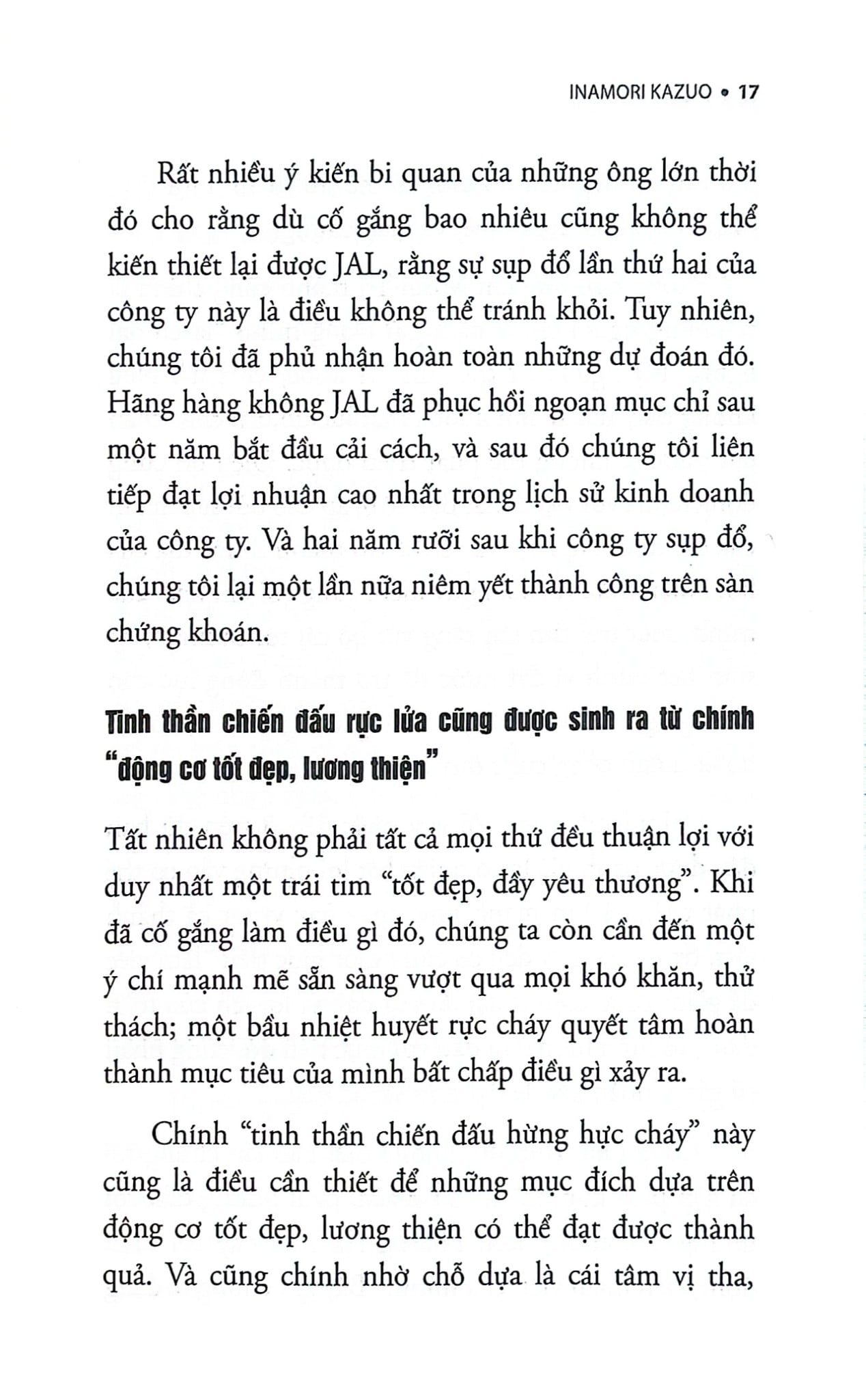 Tâm - Sức Mạnh Khiến Cuộc Đời Như Mình Mong Muốn - Inamori Kazuo