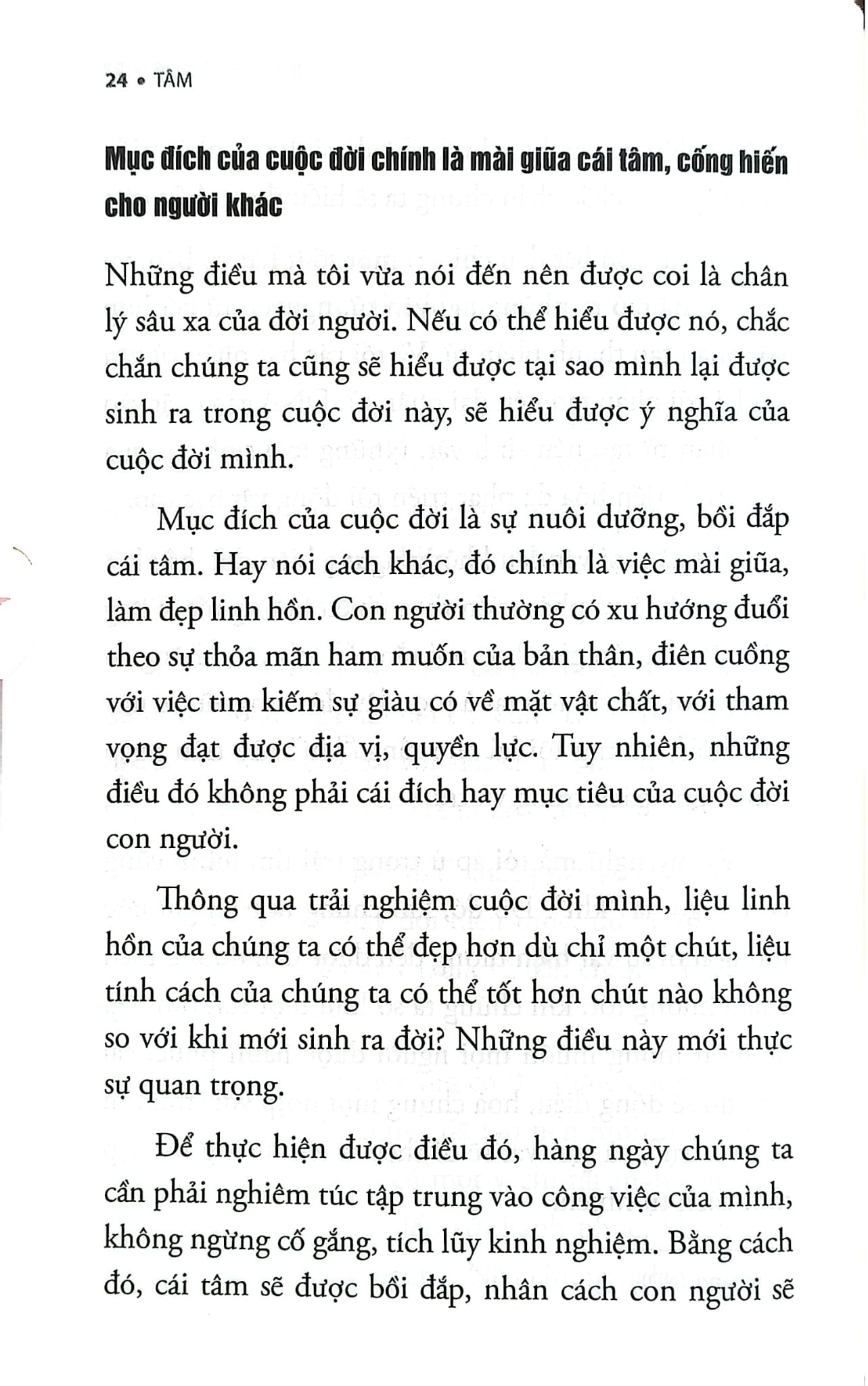 Tâm - Sức Mạnh Khiến Cuộc Đời Như Mình Mong Muốn - Inamori Kazuo
