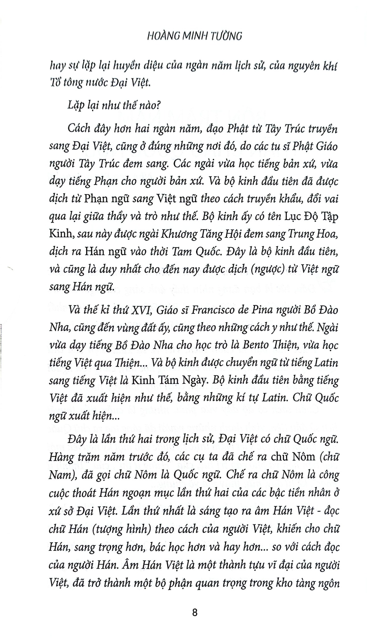 Chữ Và Người 400 Năm - 
Hoàng Minh Tường