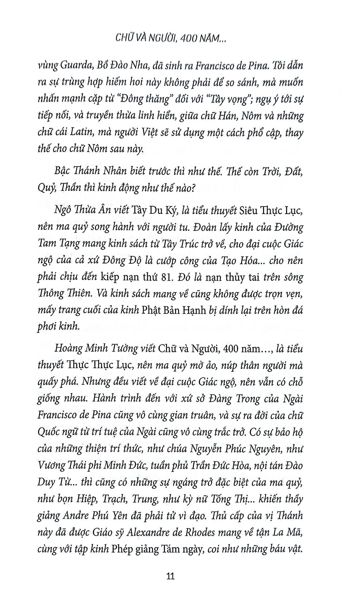 Chữ Và Người 400 Năm - 
Hoàng Minh Tường