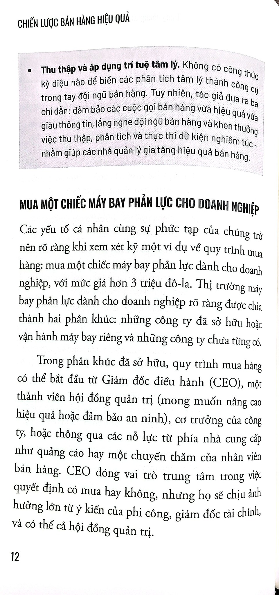 Chiến Lược Bán Hàng Hiệu Quả - Đột Phá Doanh Thu Trong Thị Trường Cạnh Tranh Khốc Liệt - 
Harvard Business Review