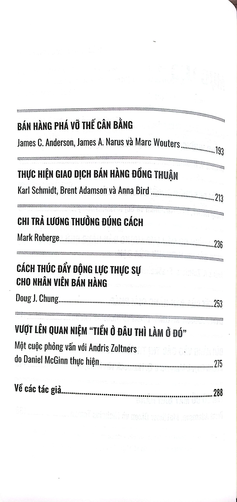 Chiến Lược Bán Hàng Hiệu Quả - Đột Phá Doanh Thu Trong Thị Trường Cạnh Tranh Khốc Liệt - 
Harvard Business Review