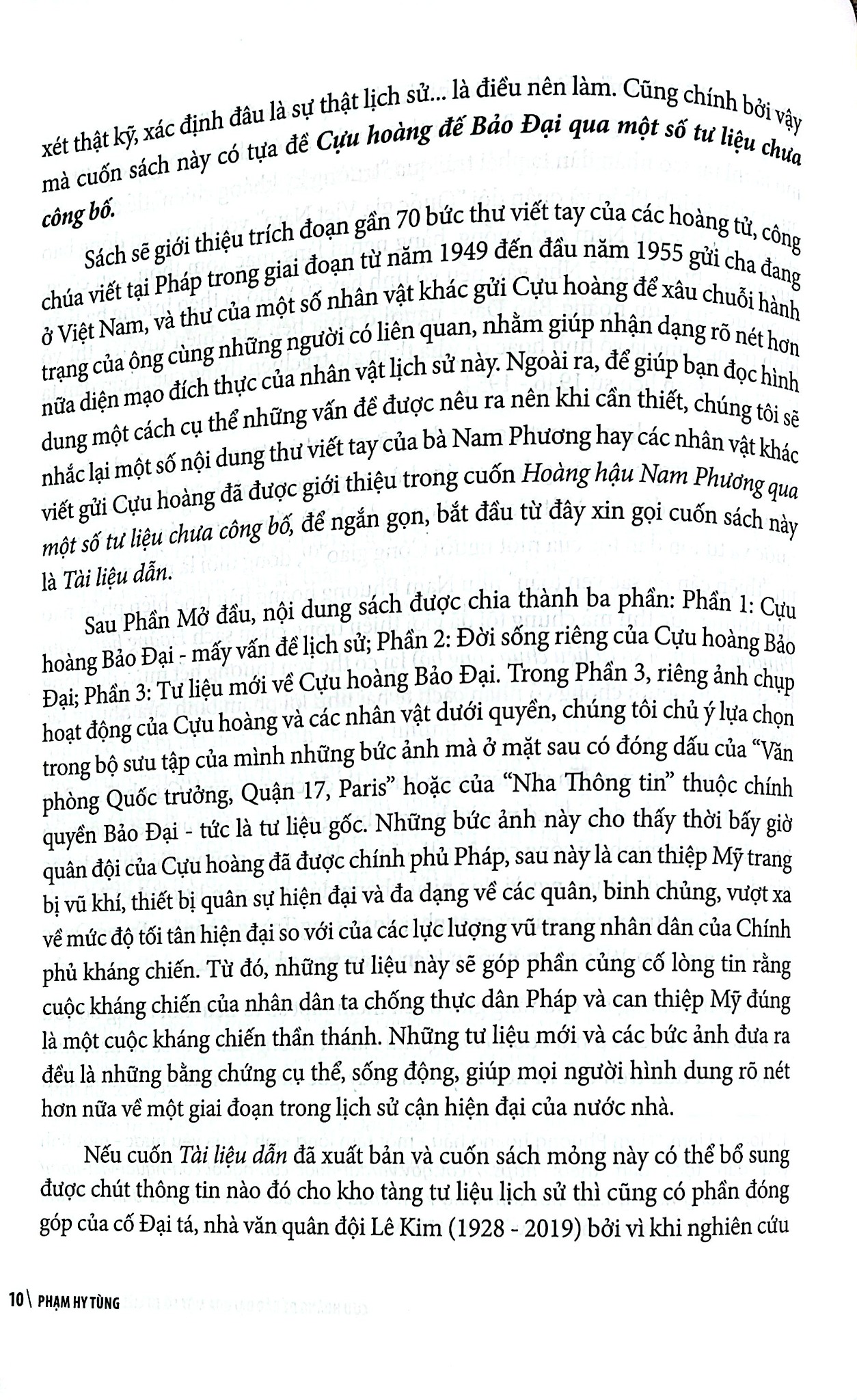 Cựu Hoàng Đế Bảo Đại Qua Một Số Tư Liệu Chưa Công Bố - Phạm Hy Tùng