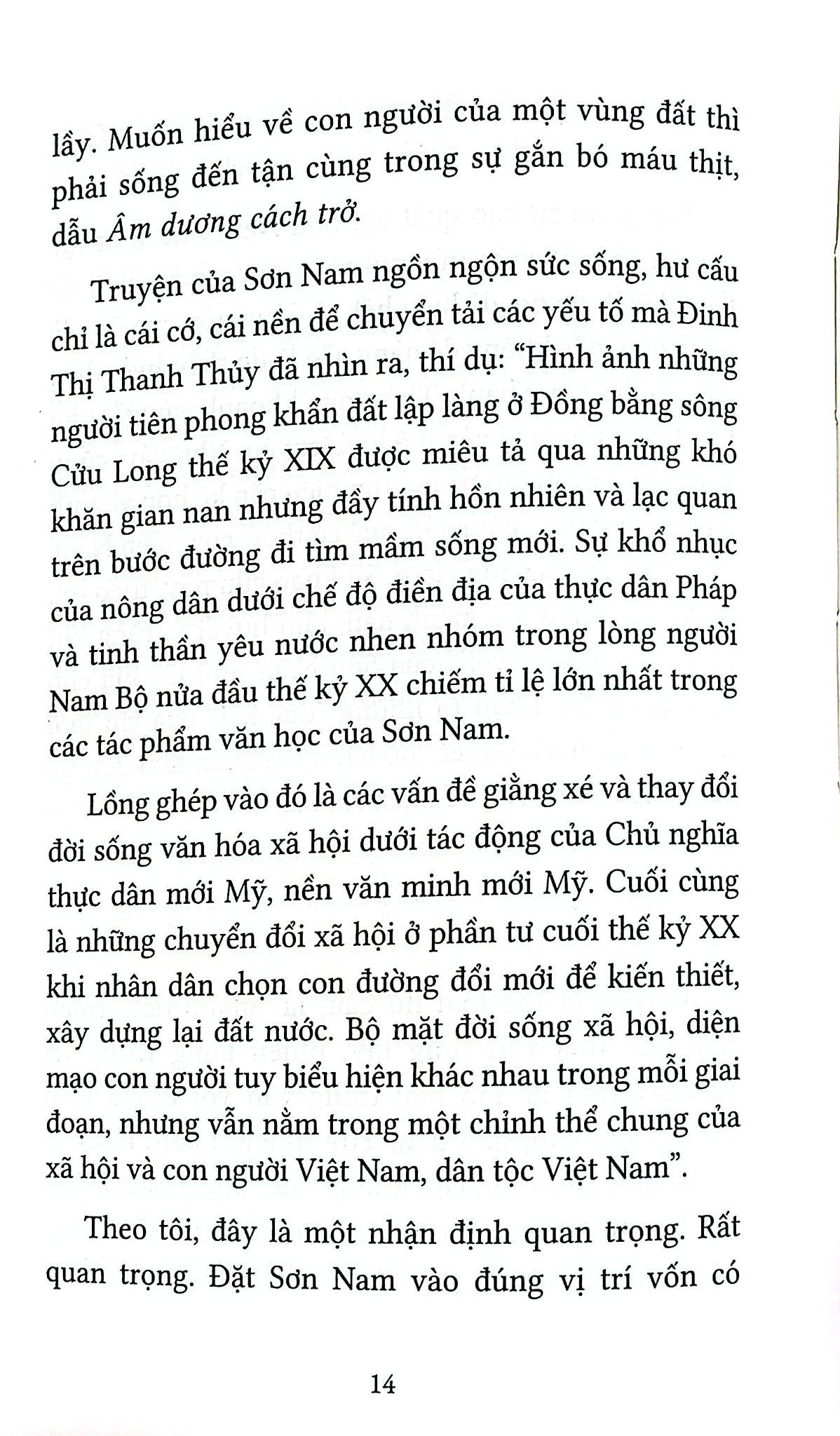 Khí Chất Nam Bộ Qua Truyện Sơn Nam - Đinh Thị Thanh Thủy
