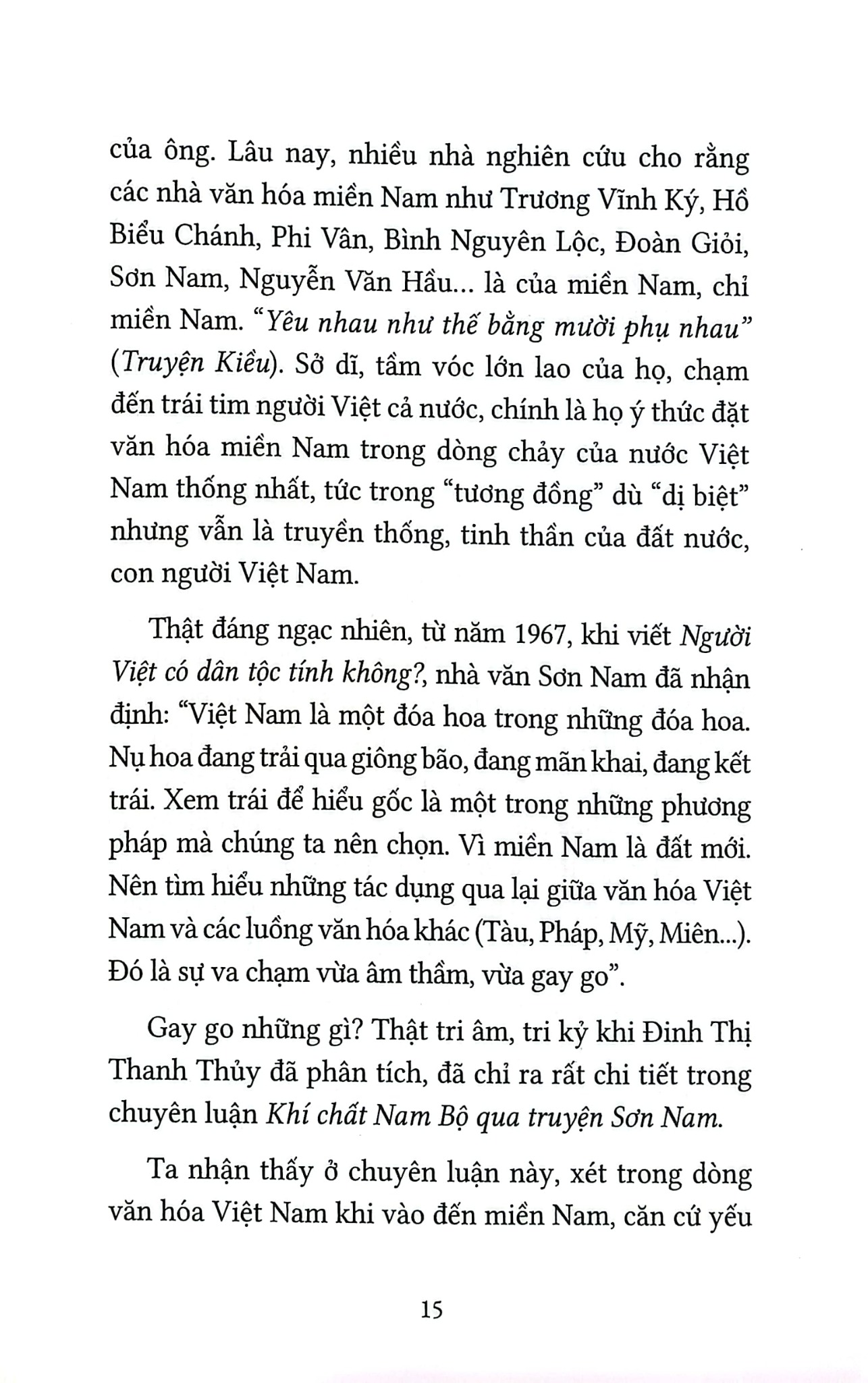 Khí Chất Nam Bộ Qua Truyện Sơn Nam - Đinh Thị Thanh Thủy
