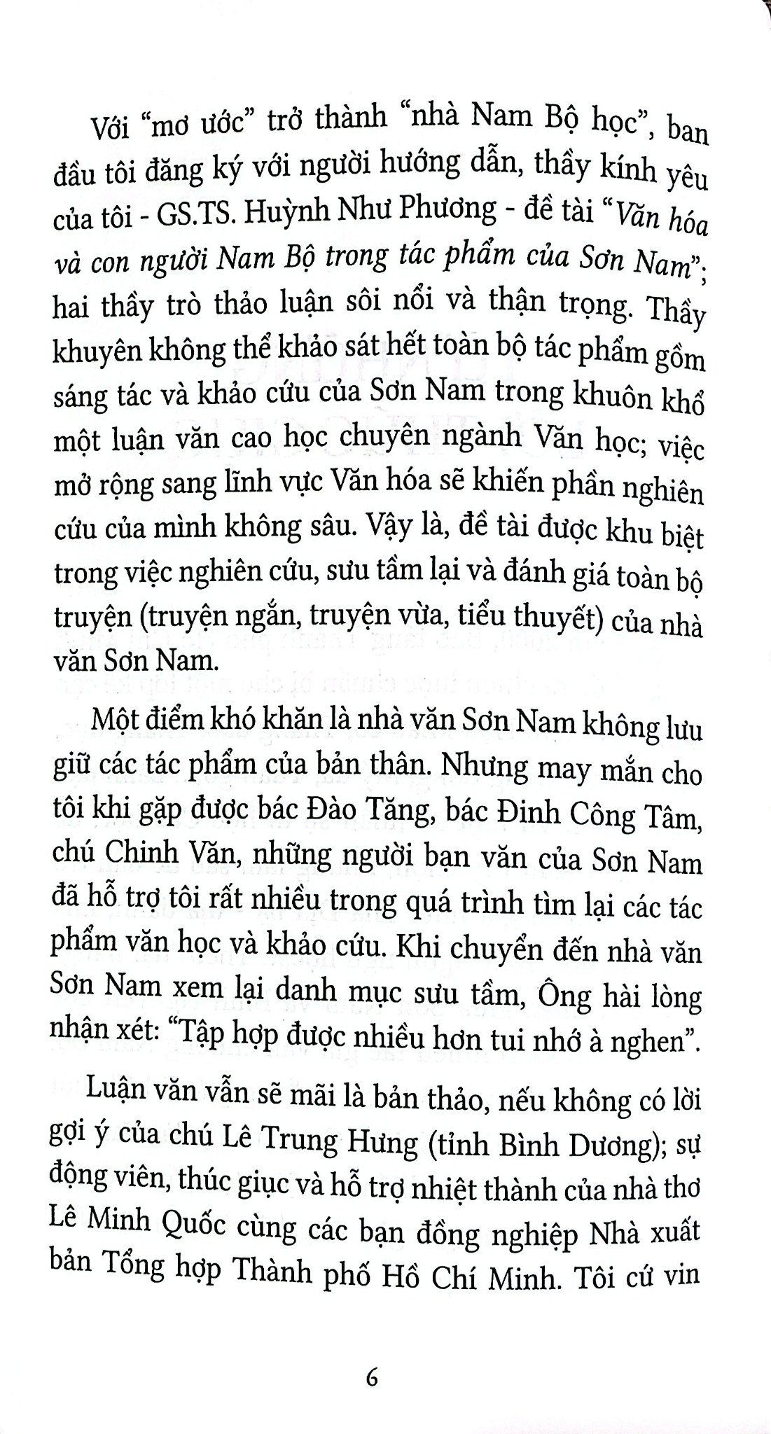 Khí Chất Nam Bộ Qua Truyện Sơn Nam - Đinh Thị Thanh Thủy