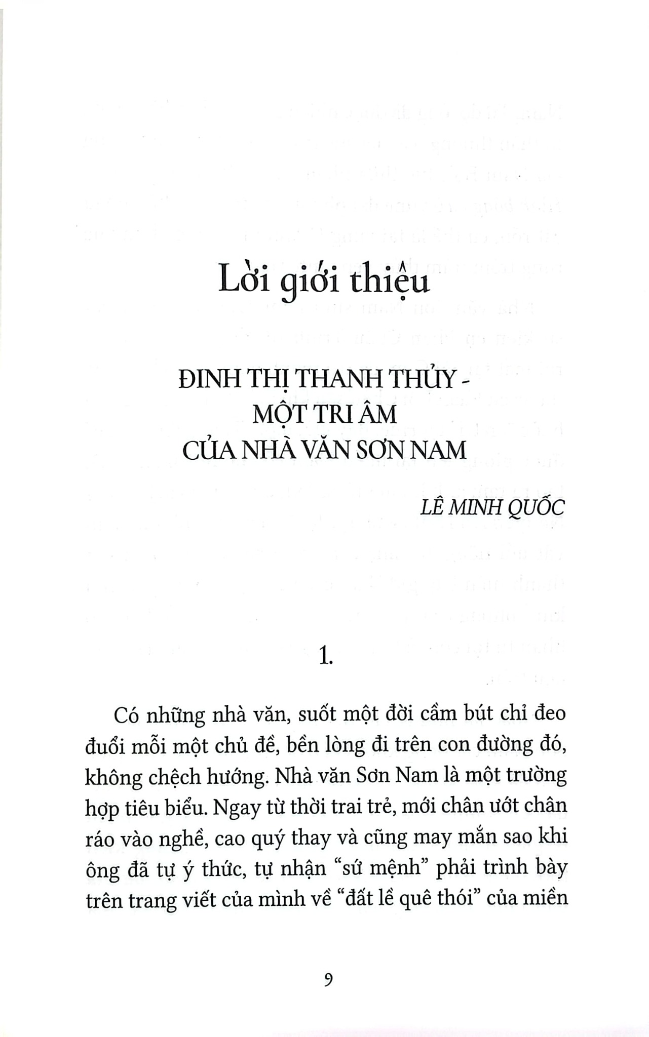 Khí Chất Nam Bộ Qua Truyện Sơn Nam - Đinh Thị Thanh Thủy