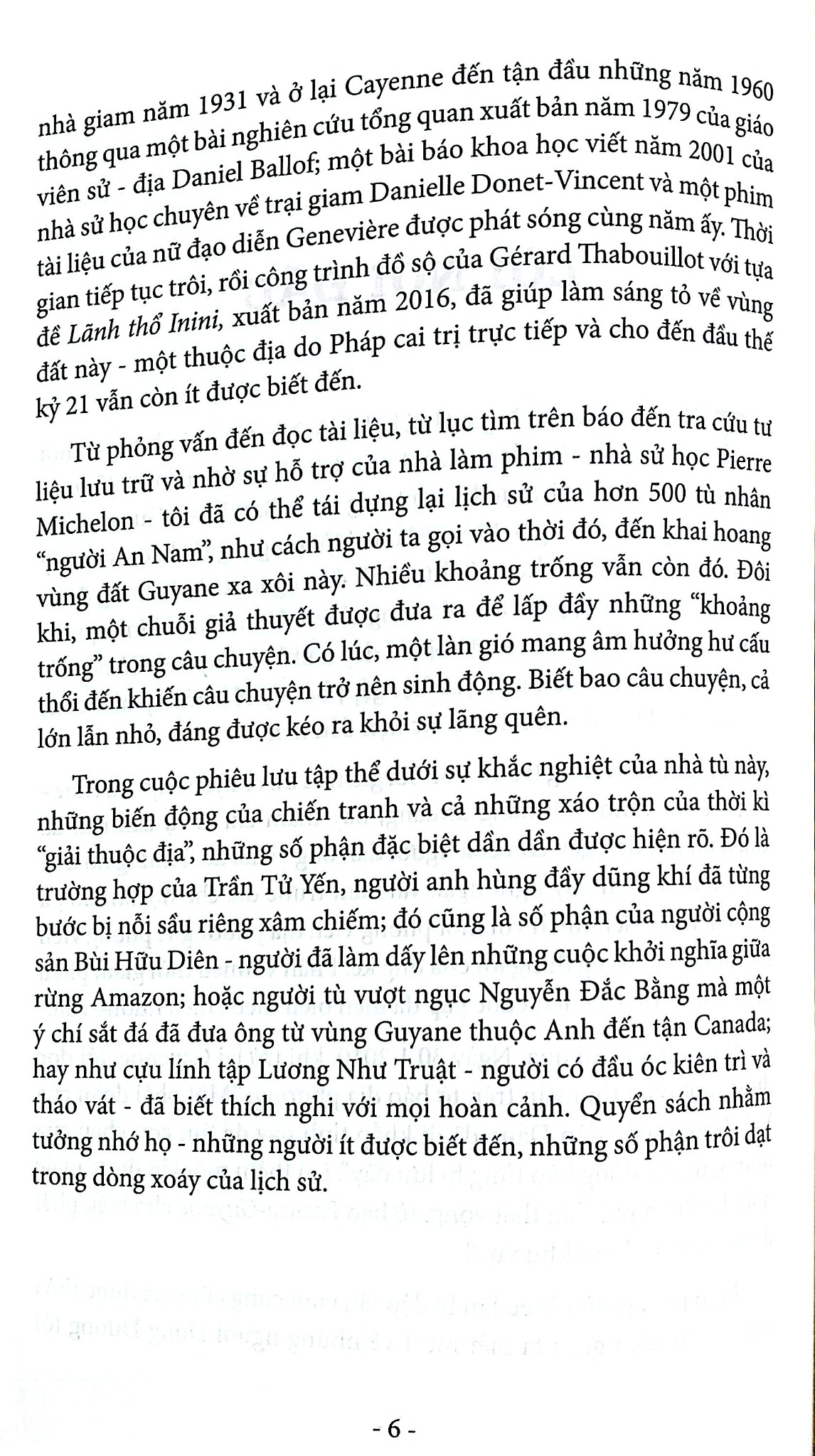 Nhà Tù Khổ Sai Người An Nam - Những Tù Chính Trị Bị Lưu Đày Cuối Cùng Ở Guyan - Christèle Dedebant