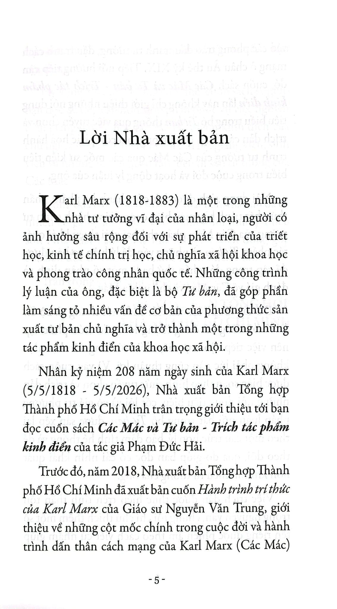 Các Mác Và Tư Bản - Trích Tác Phẩm Kinh Điển - Phạm Đức Hải