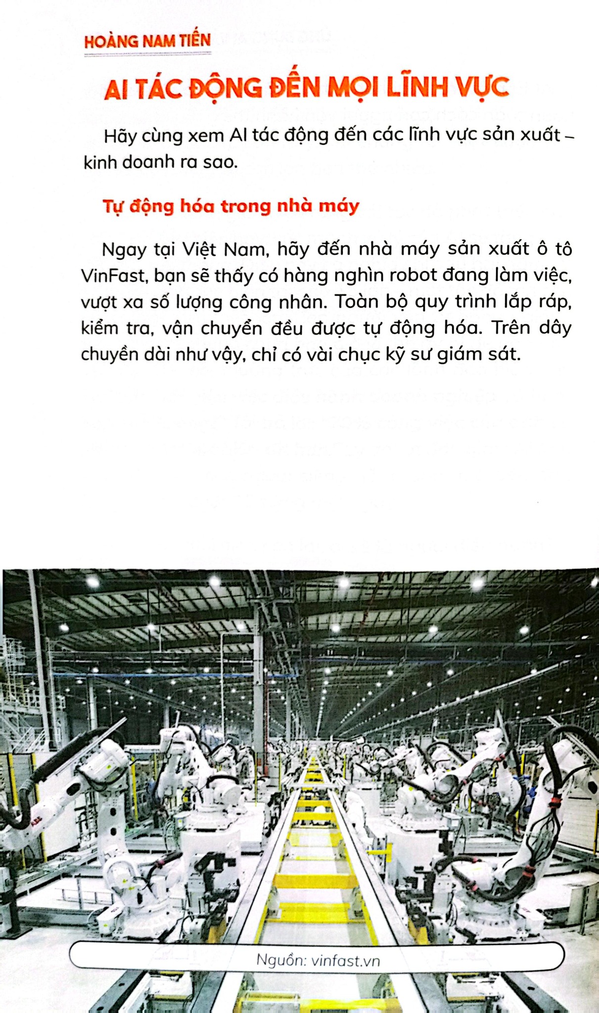 Ứng Dụng Ai Vào Doanh Nghiệp: Những Bài Giảng Của Giáo Tiến Về Nhân Tố Thay Đổi Cuộc Chơi Trong Kỉ Nguyên Mới - Hoàng Nam Tiến