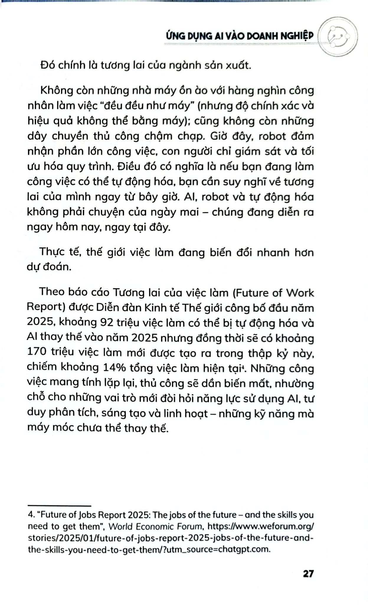 Ứng Dụng Ai Vào Doanh Nghiệp: Những Bài Giảng Của Giáo Tiến Về Nhân Tố Thay Đổi Cuộc Chơi Trong Kỉ Nguyên Mới - Hoàng Nam Tiến